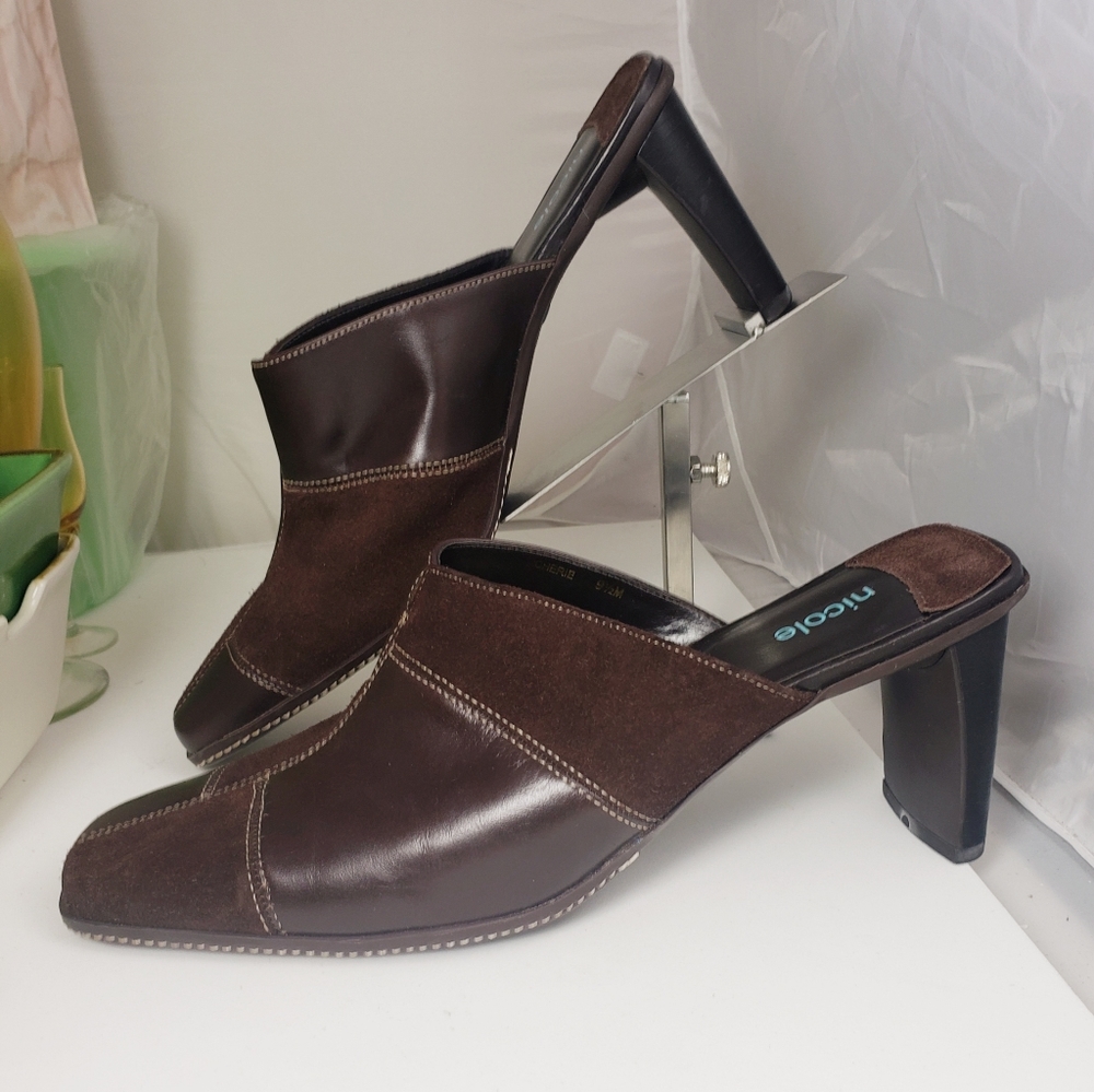 Nicole Cherie Patchwork Heels